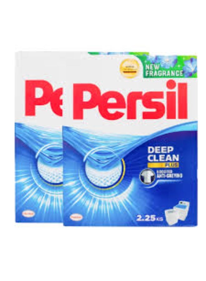 Persil High Foam Powder Detergent Twin Pack 2.25kg x 2 - Image 1