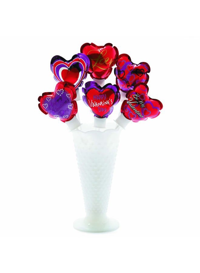 Fun Express Self-Inflating Valentine Heart Balloons- 50 Pieces - Image 3