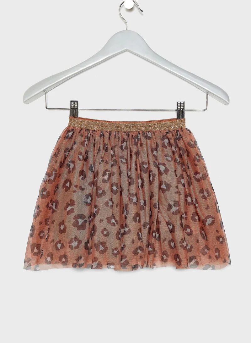 Cotton On Kids Leopard Print Skirt