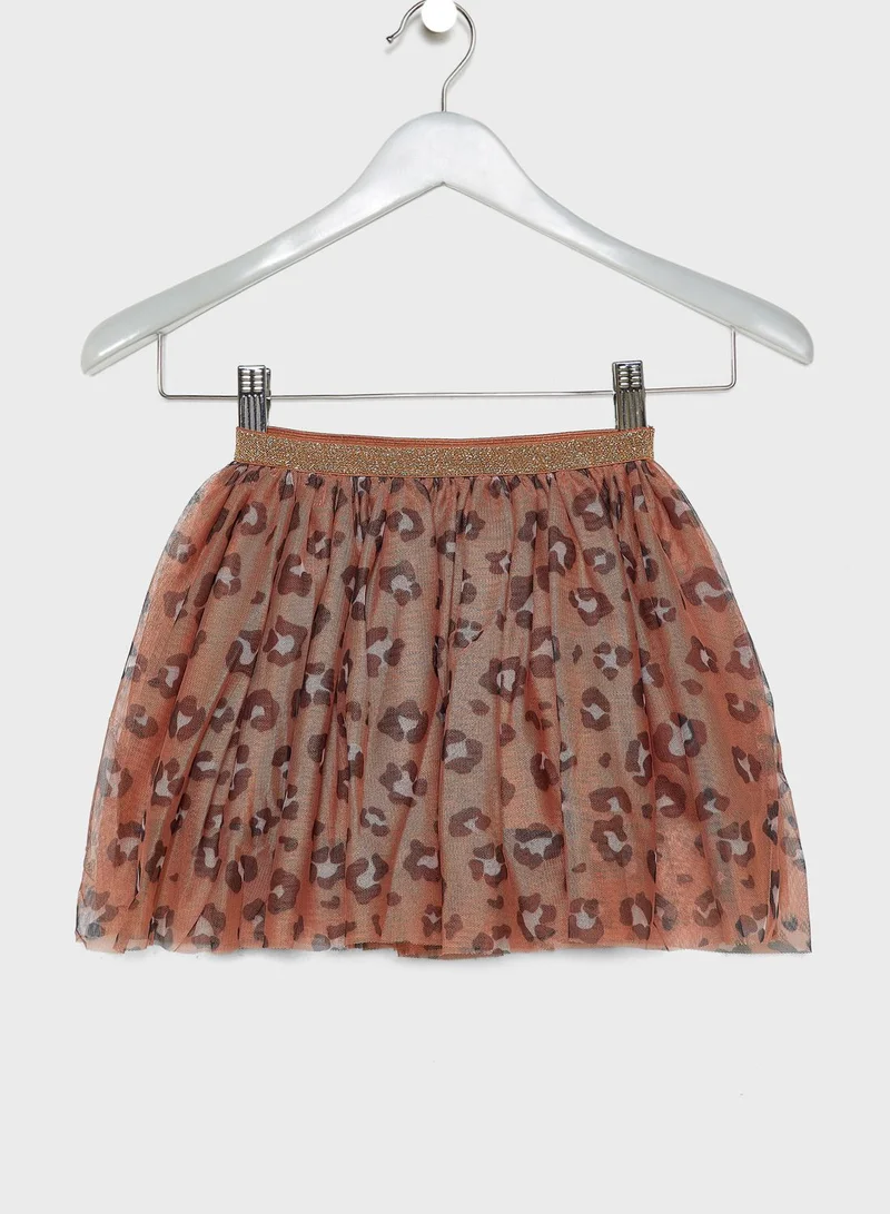 Cotton On Kids Leopard Print Skirt