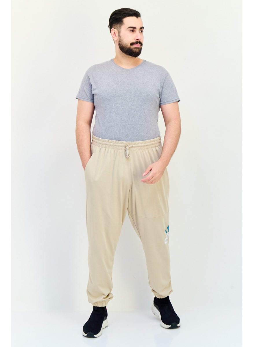 Adidas Men Sportswear Fit Training Sweatpants, Beige  - Image 4