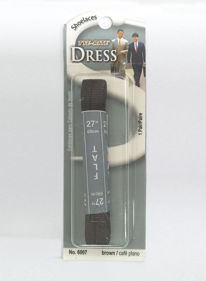 Dress Shoe Laces 69 CM Flat