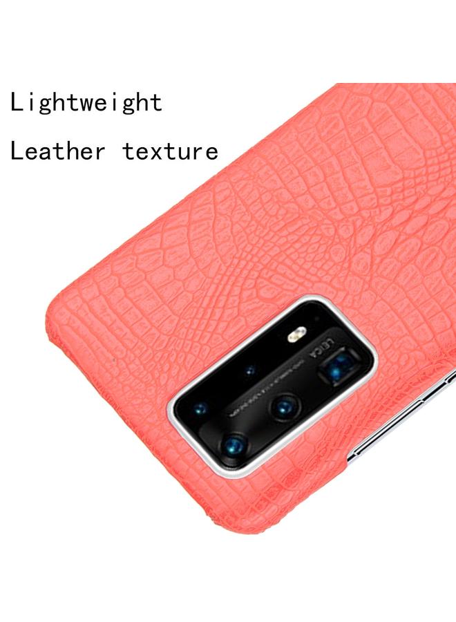 S-TOP Case For Huawei P40 Pro+ / P40 Pro Plus Shockproof Crocodile Texture PC + PU Case - Image 5