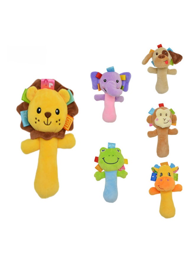 SOZZY Baby Plush Animal Rattle Toy Baby Early Education Hand Stick Enlightenment Rattle Bell Ringer BB Toy-Color:Hand Stick Puppy - Image 5