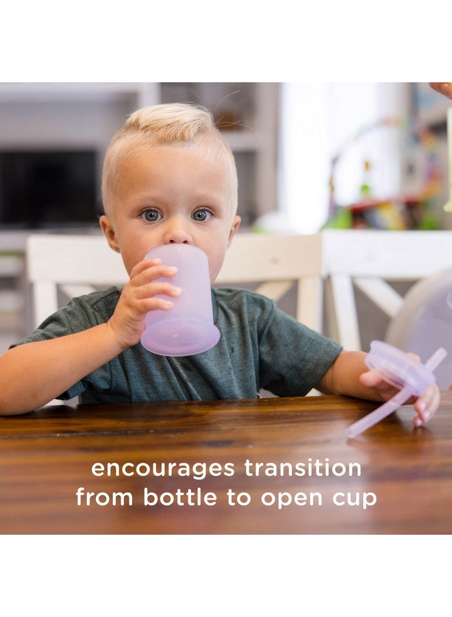 Olababy Silicone Training Cup with Straw Lid | Babies Water Drinking Cup | 6+ Mo Infant To 12-18 Months Toddler | Sippy Cup For Kids & Smoothie Cup | Baby Led Weaning (Mint, 5 oz) - Image 3