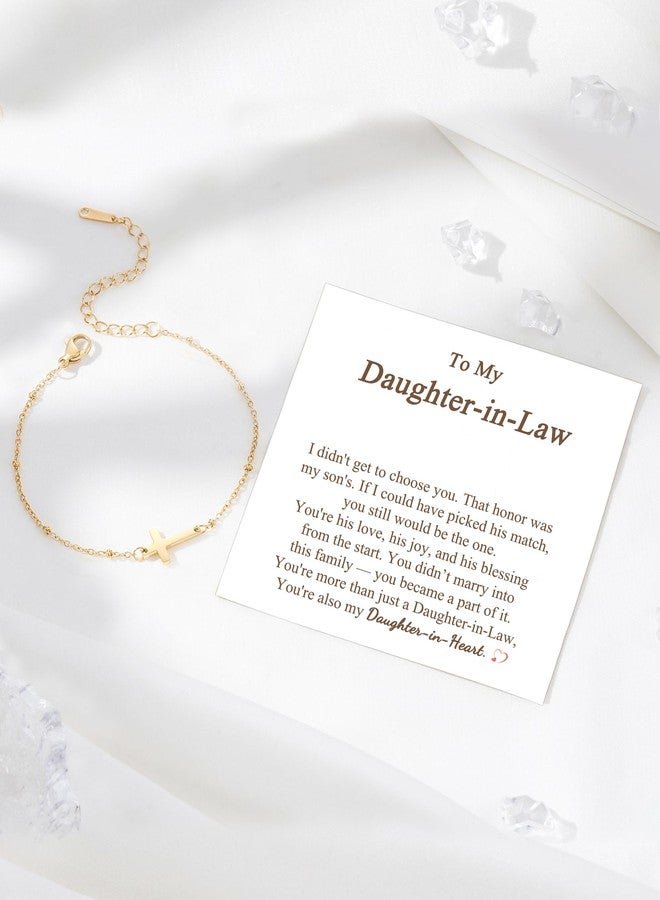 Tarsus Daughter in Law Gifts, Daughter in Law Bracelet Birthday Christmas Gifts - Image 2