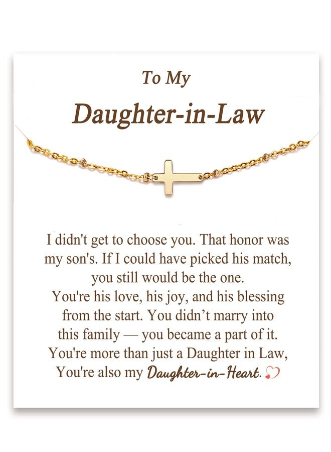Tarsus Daughter in Law Gifts, Daughter in Law Bracelet Birthday Christmas Gifts - Image 1