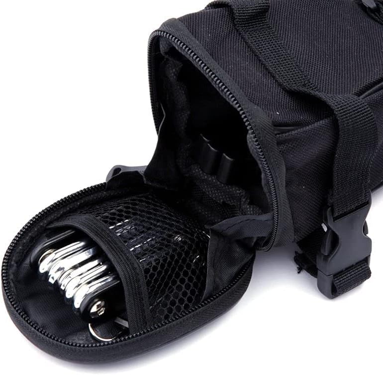 WOTOW Bike Repair Tool Kit Saddle Bag Set - 14 in 1 Multitool with Chain Breaker & Tire Levers - Image 3