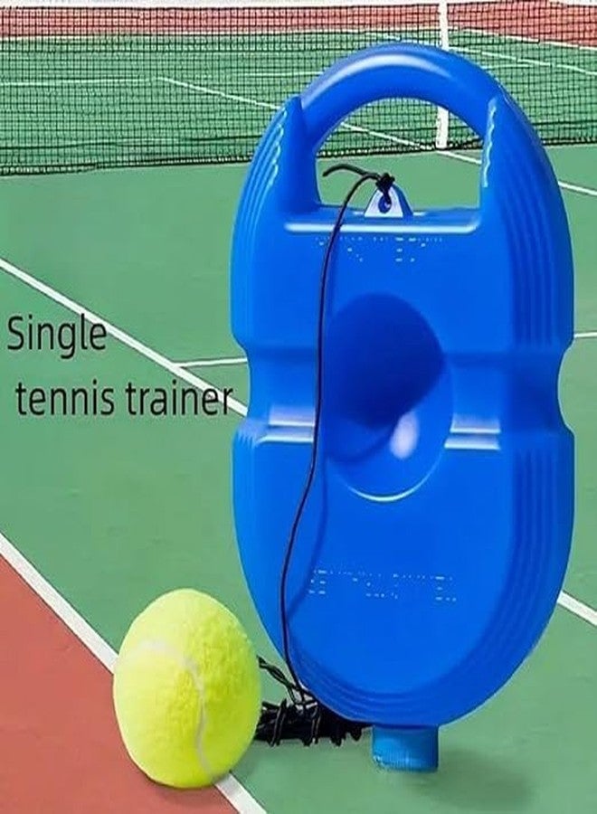 Hitexnetee Tennis Trainer Rebound Ball with Rope - Solo Practice Training Tool with Base for Beginners, Kids, Men & Women - Improve Hand-Eye Coordination & Swing Technique - Image 2