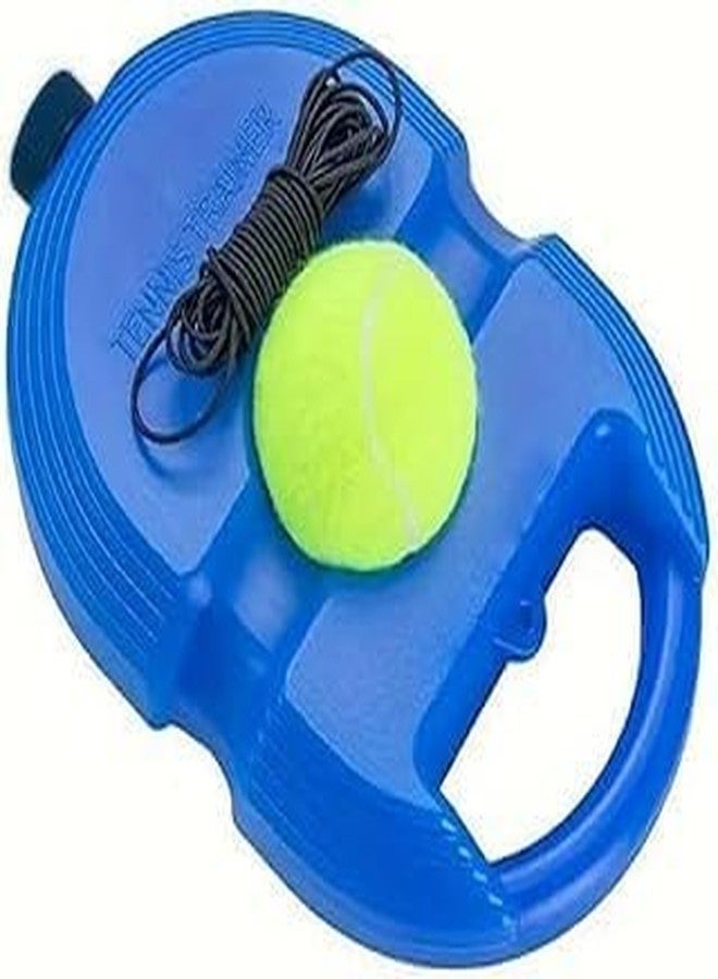 Hitexnetee Tennis Trainer Rebound Ball with Rope - Solo Practice Training Tool with Base for Beginners, Kids, Men & Women - Improve Hand-Eye Coordination & Swing Technique - Image 1