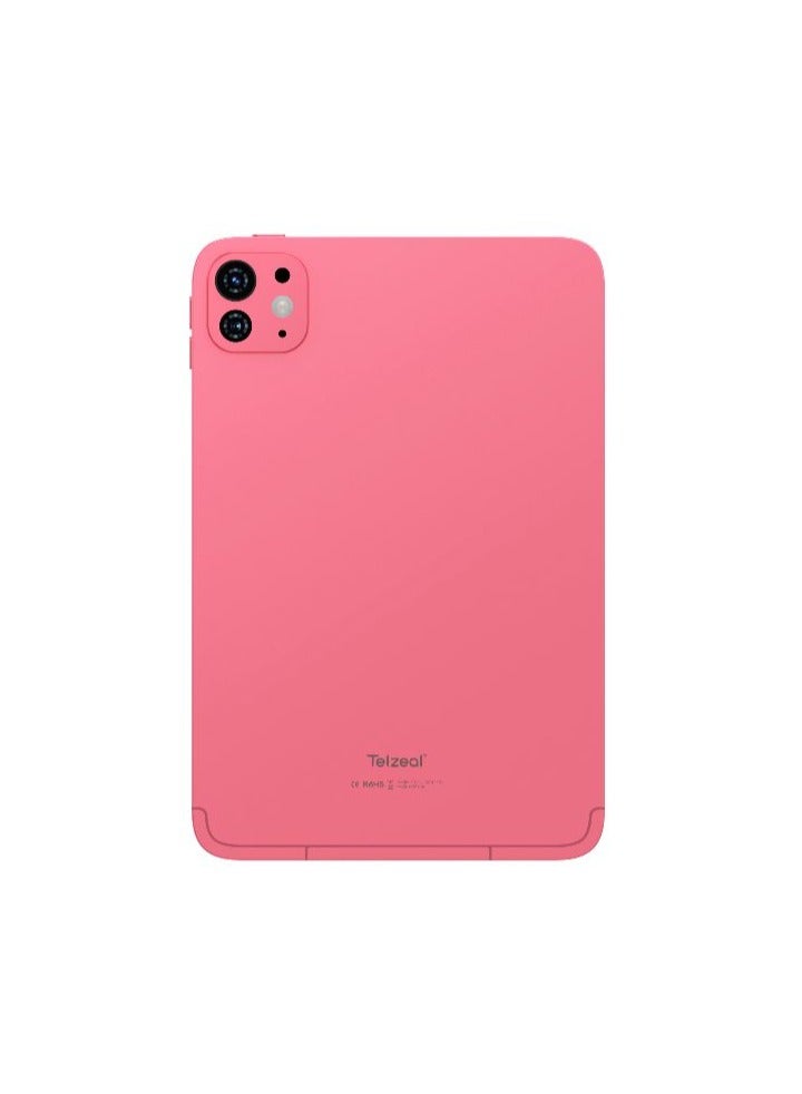 Telzeal P104 Smart Tablet with Android 13 10.1" FHD Screen 16GB RAM 1TB ROM - with Powerful 10,000mAh Battery Pink - Image 3