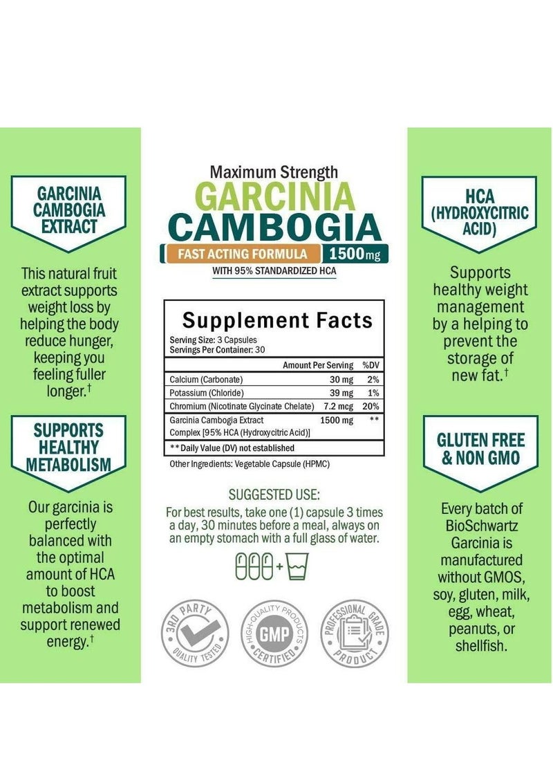 BioSchwartz - Garcinia Cambogia 1500 Mg 90 Cap - Image 1