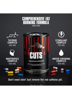 ANIMAL Cuts Thermogenic Fat Burner - Nootropic Weight Loss Management Diet Pills for Men and Women for Focus and Brain Support with Ketones  - Image 5
