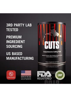 ANIMAL Cuts Thermogenic Fat Burner - Nootropic Weight Loss Management Diet Pills for Men and Women for Focus and Brain Support with Ketones  - Image 3