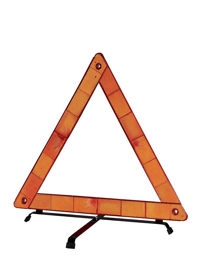 LAWAZIM Reflective Warning Triangle - Weather-Resistant Collapsible Emergency Road Safety Triangle with High-Visibility Reflective Surface and Storage Case for Vehicle Breakdowns Roadside Emergencies  - Image 2