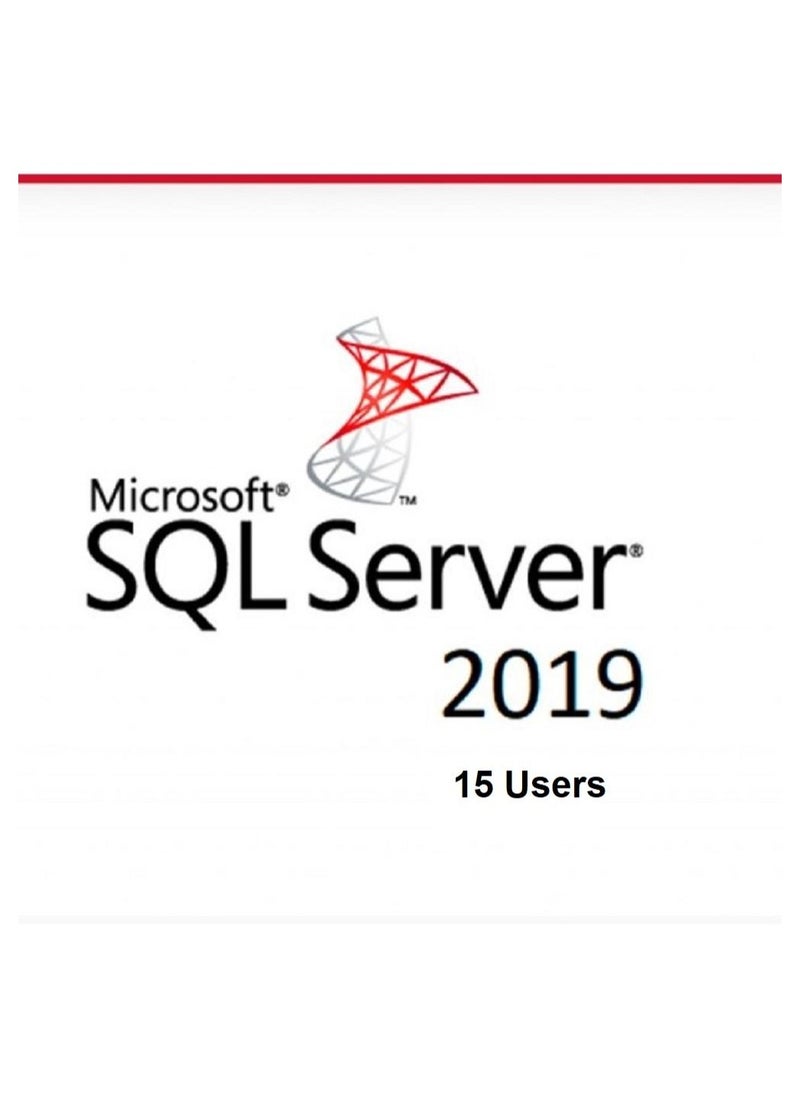 Microsoft SQL SERVER 2019 STANDARD 15 USER LIFETIME KEY 