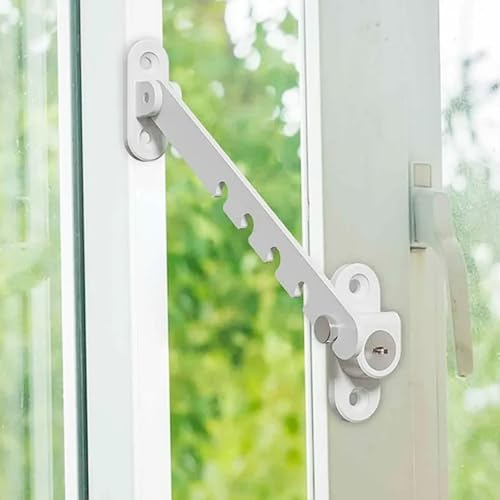 Oligitdi Window Lock Children Protection Window Restrictor Child Safety Window Stopper Falling Prevention Locks - Image 1
