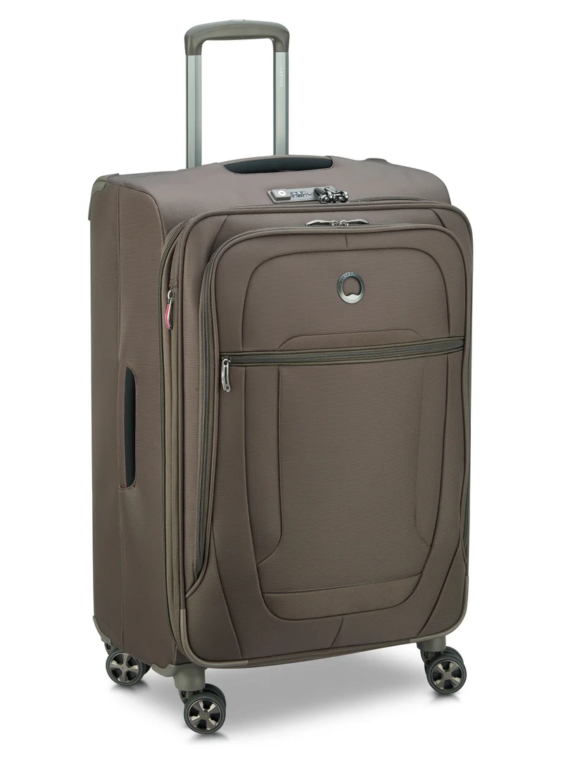 ديلسي _باريس Helium DLX 2.0 71cm Softcase 4 Double Wheel Expandable Check-In Luggage Trolley Mocha