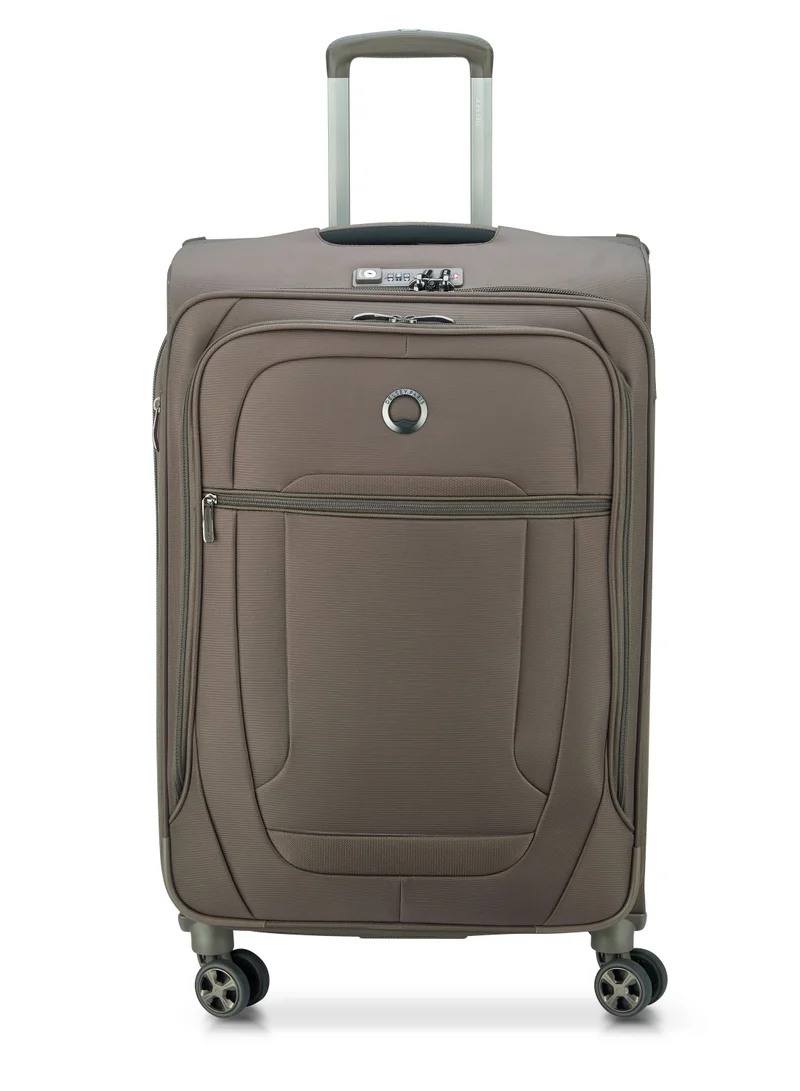 ديلسي _باريس Helium DLX 2.0 71cm Softcase 4 Double Wheel Expandable Check-In Luggage Trolley Mocha