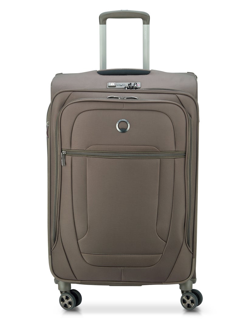 DELSEY Paris - Helium DLX 2.0 71cm Softcase 4 Double Wheel Expandable Check-In Luggage Trolley Mocha - Image 1