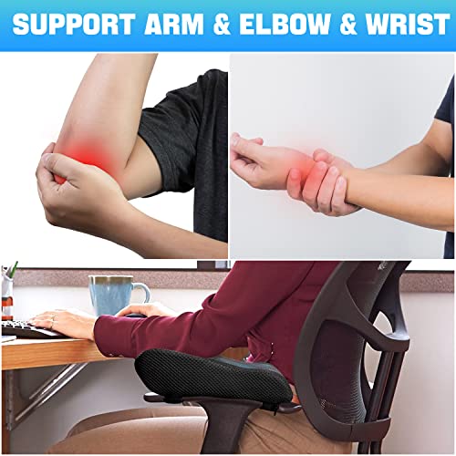 EIMMBD Office Chair Arm Pads Covers-Ergonomic Armrest for Desk and Chair Office Chair Armrest Covers, Office Chair Arm Pads for Elbows and Forearms, Office Chair Cushion for Gaming Accessories - Image 5