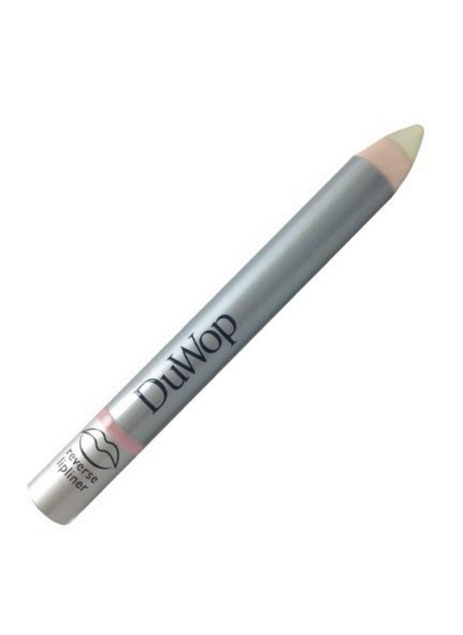 دووب كوزمتكس قلم تحديد الشفاه العكسي من DuWop Cosmetics، لون طبيعي - قلم غير لامع عديم اللون لتشكيل الشفاه بشكل مثالي ومنع تلطخ أحمر الشفاه  - Image 1