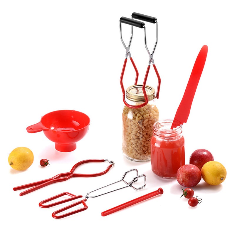 1 of Canning Tools Kit Jar Lid Lifter Lid Lifter Kitchen Canning Tool Measuring Ruler - Image 5