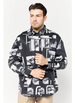 SELECTED Men Regular Fit Allover Print Long Sleeves Casual Shirt, Multicolor  - Image 1