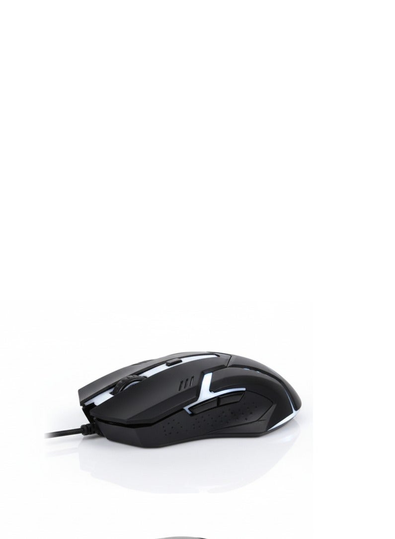 G509 Wired RGB Gaming Mouse – Futuristic Design with LED Accents A sleek, high-performance gaming mouse designed for precision, comfort, and immersive gameplay. - Image 2