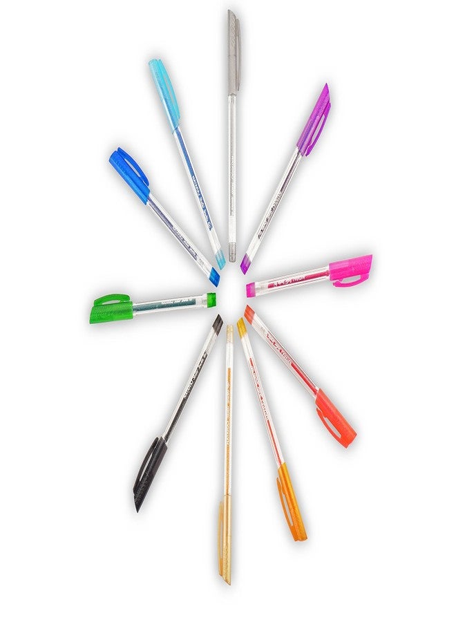 Nataraj Skater Colourful Sparkle Gel Pens - Image 4