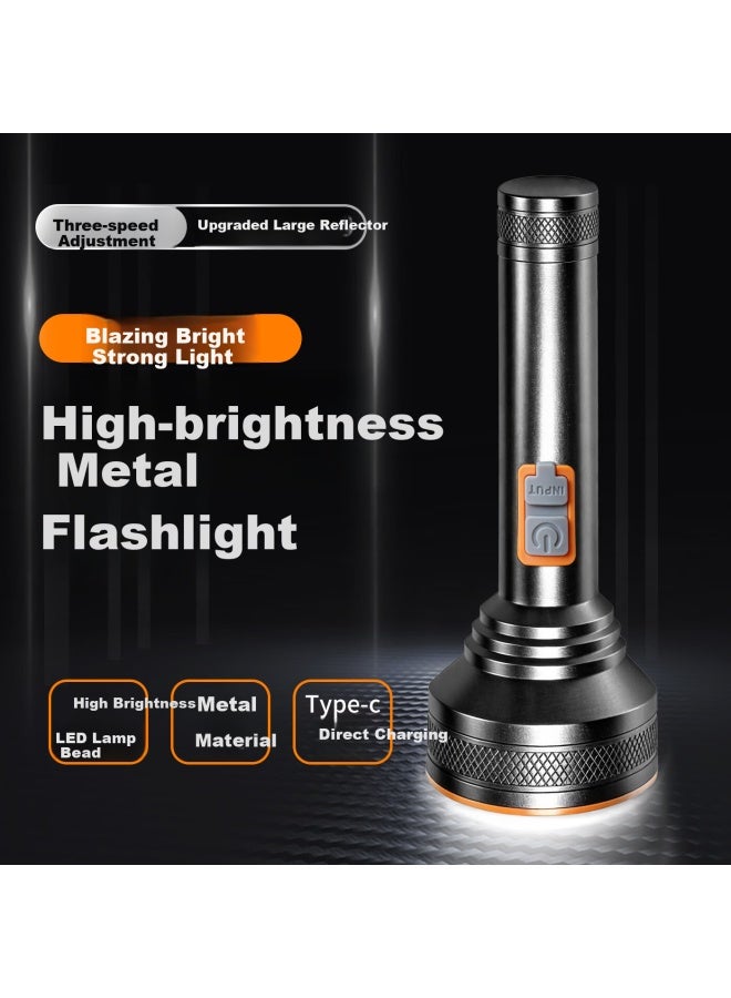Mixout High-power Long-range Flashlight Ultra-long Battery Life Aluminum Alloy Outdoor Survival Emergency Spotlight - Image 1