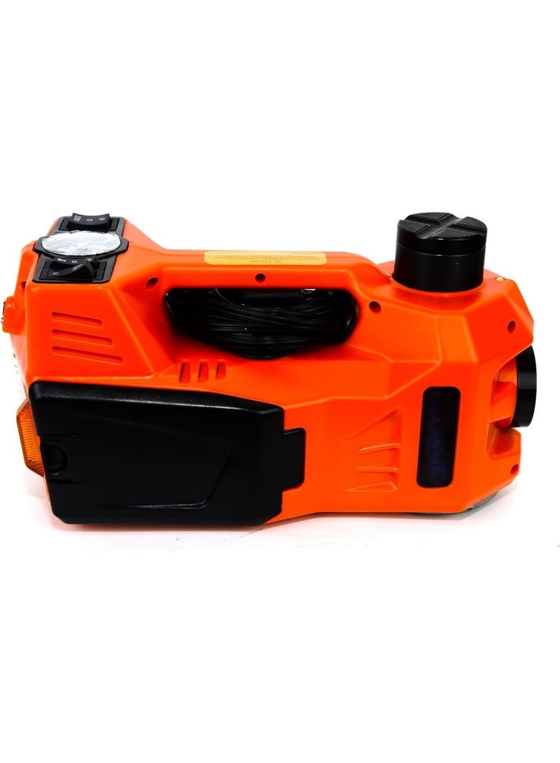 Electric Hydraulic Jack 2 in 1 with Inflation, 3 Ton Hydraulic 12V Car Floor Jack with Built-in Tire Inflator Pump & LED Light ( Max height 360mm) - Image 5