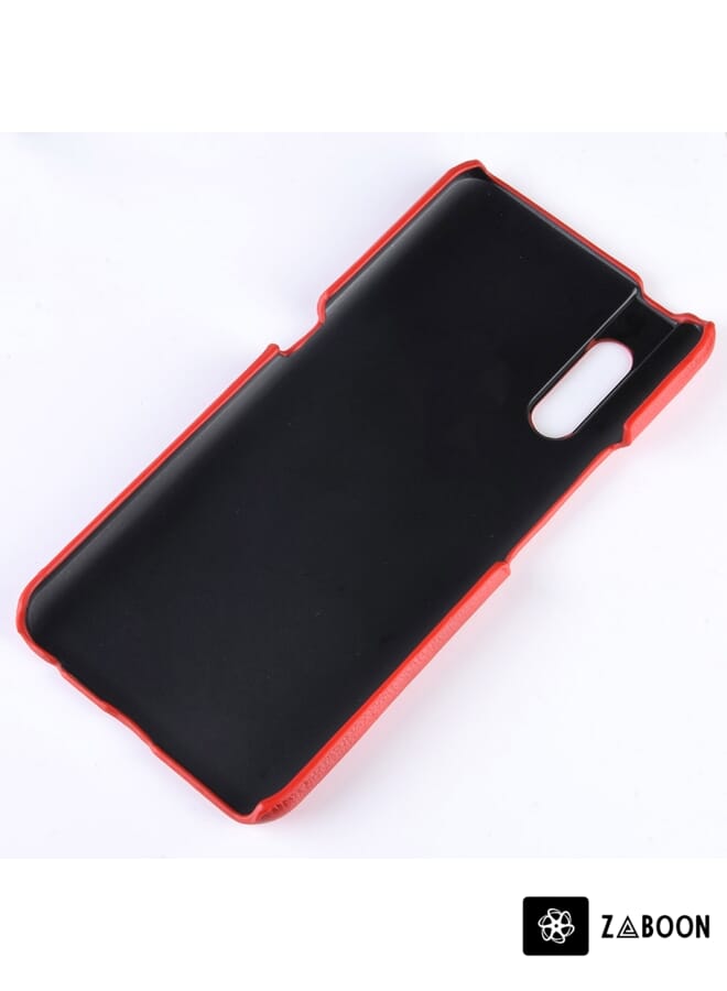 Zaboon غطاء حماية من مادة PC + PU بنسيج ليتشي مقاوم للصدمات لهاتف Vivo V15 Pro - Image 3