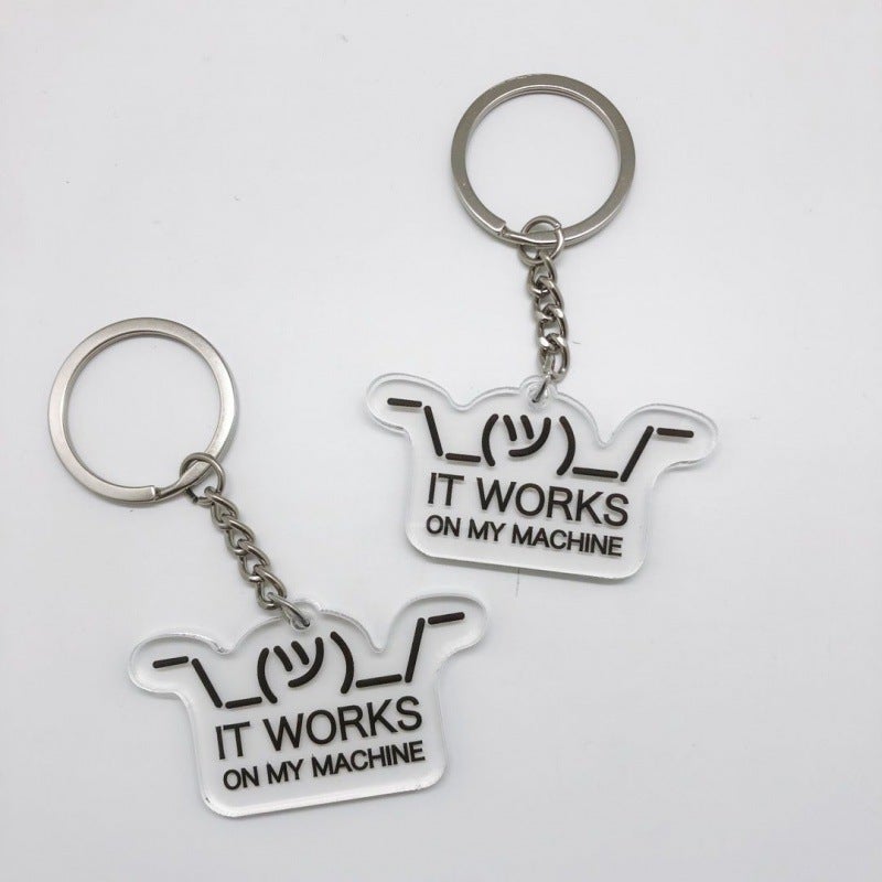 Creative Programmer Code Farmer Keychain Is Not Bug Science Programming It Enthusiasts Gift Funny Pendant Peripheral - Image 4