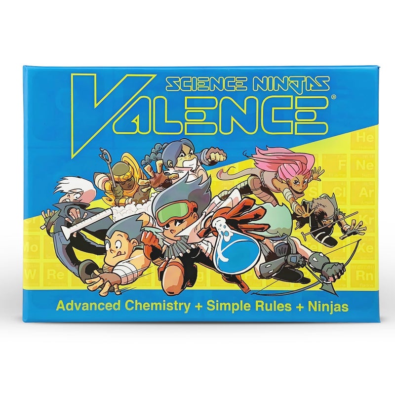 Science Ninjas Valence Periodic Table for Kids 8-12 Chemistry Games - Periodic Table of Elements, Science Gifts, Educational Science Games Molecules, Chemistry Gifts, Elements Toys, Basic Educational Card Game - Image 1