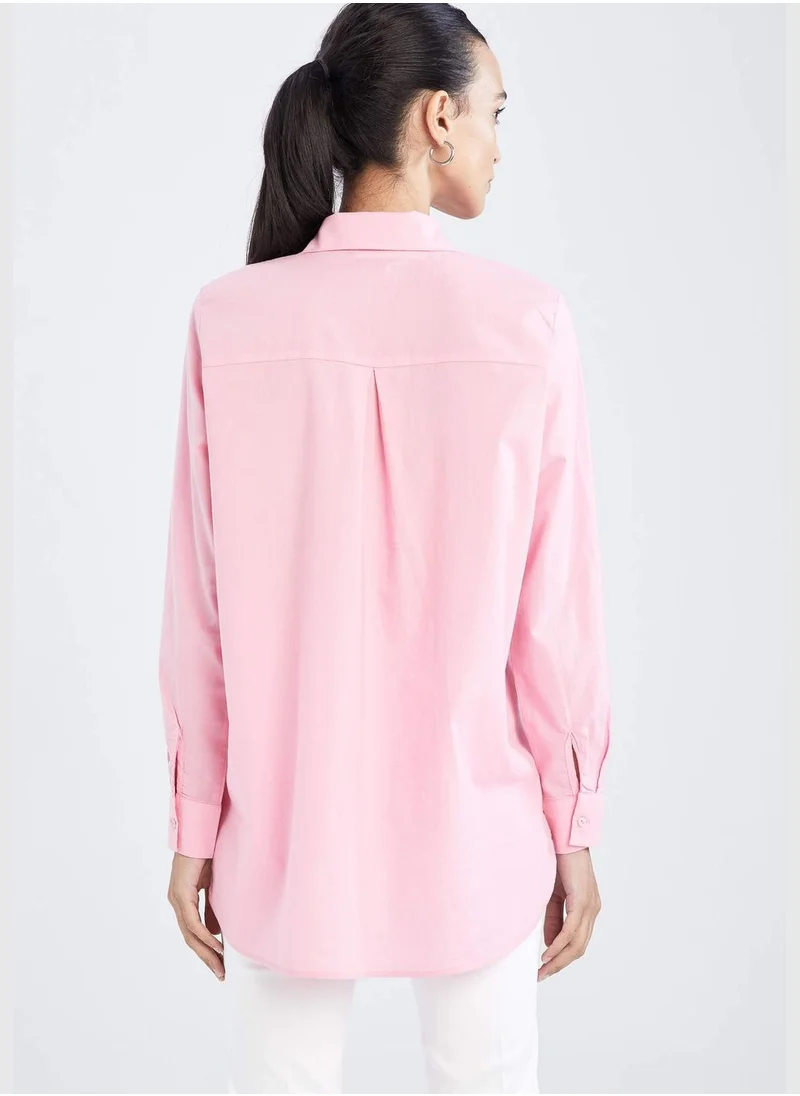 ديفاكتو Regular Fit Long Sleeve Shirt Tunic