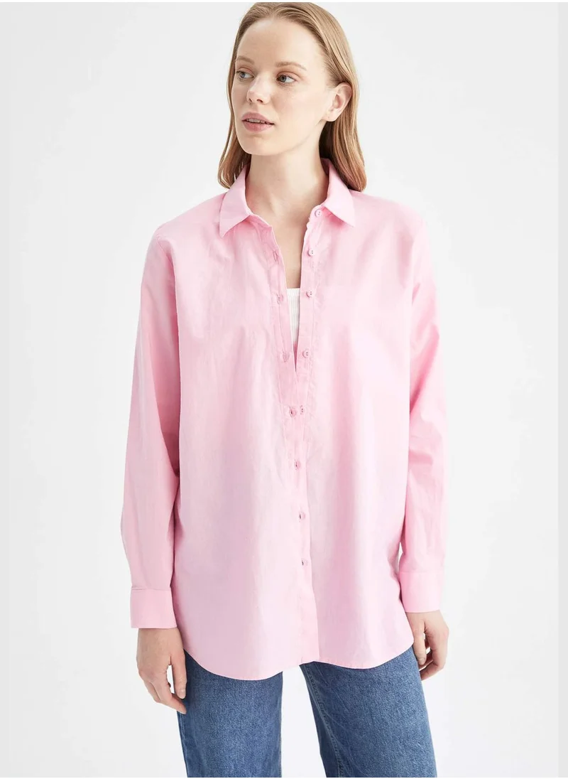 ديفاكتو Regular Fit Long Sleeve Shirt Tunic