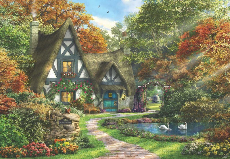 Anatolian Puzzle - The Autumn Cottage, 2000 Piece Jigsaw Puzzle, #3936 - Image 2