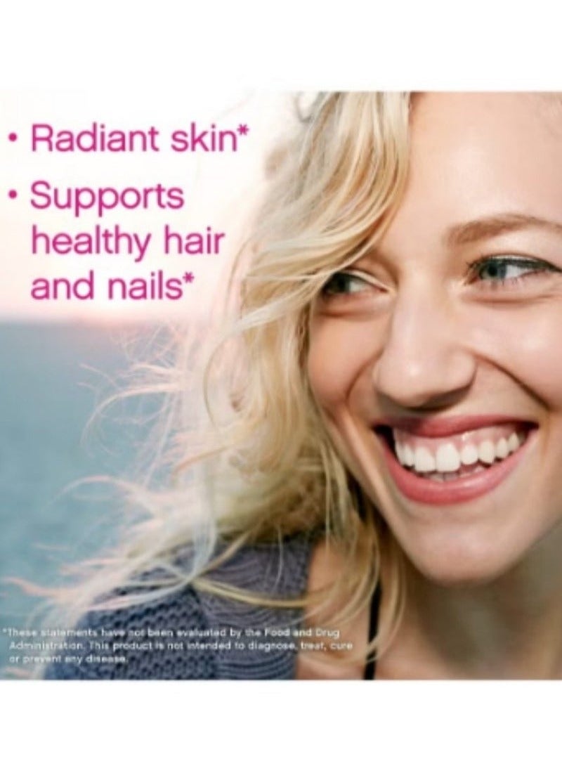 NEOCELL, Super Collagen Peptides + Vitamin C & Biotin 3g Collagen Per Serving Gluten Free Promotes Healthy Hair Beautiful Skin, and Nail Support, Dietary Supplement, 60 Capsules