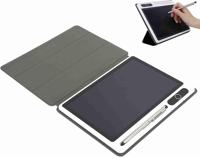 لوحة كتابة LCD بحجم 9 إنش مع غلاف من الجلد الصناعي - دفتر ملاحظات إلكتروني للاستخدام المنزلي والمكتبي - Image 5