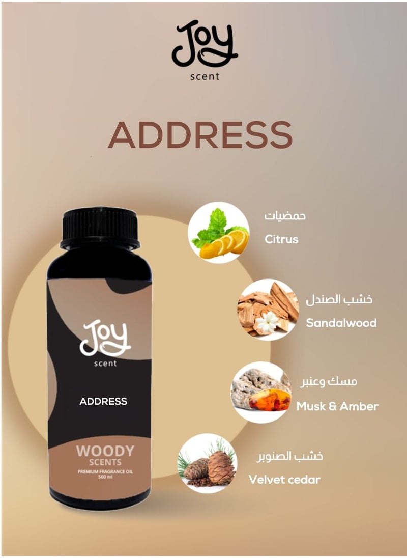 Joy Scent ADDRESS fragrance oil bottle 500ml  - Image 2