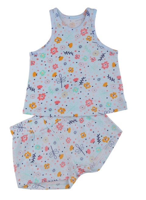 بيجاما صيفي مطبوعة للبنات