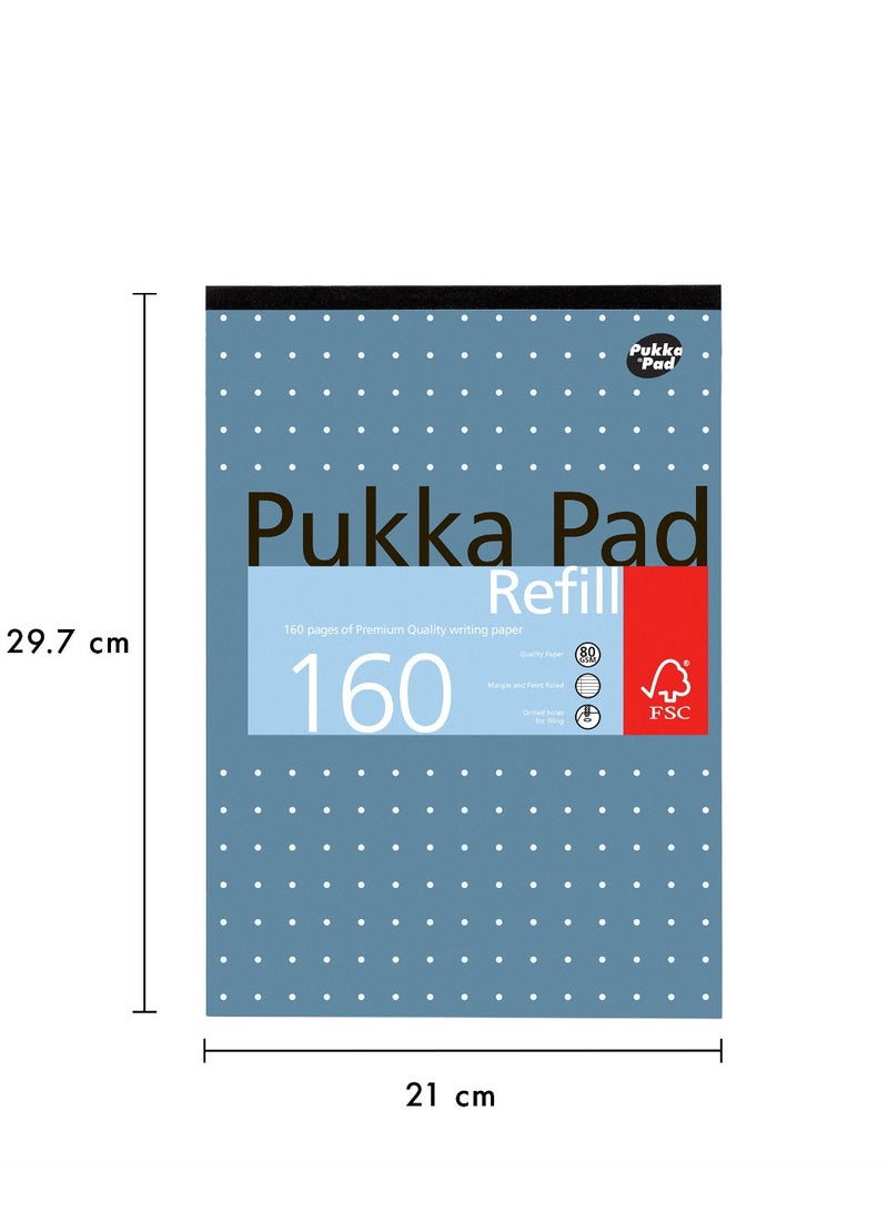 Pukka Pads A4 Metallic Refill Pad 160 Page PACK OF 3 - Image 2