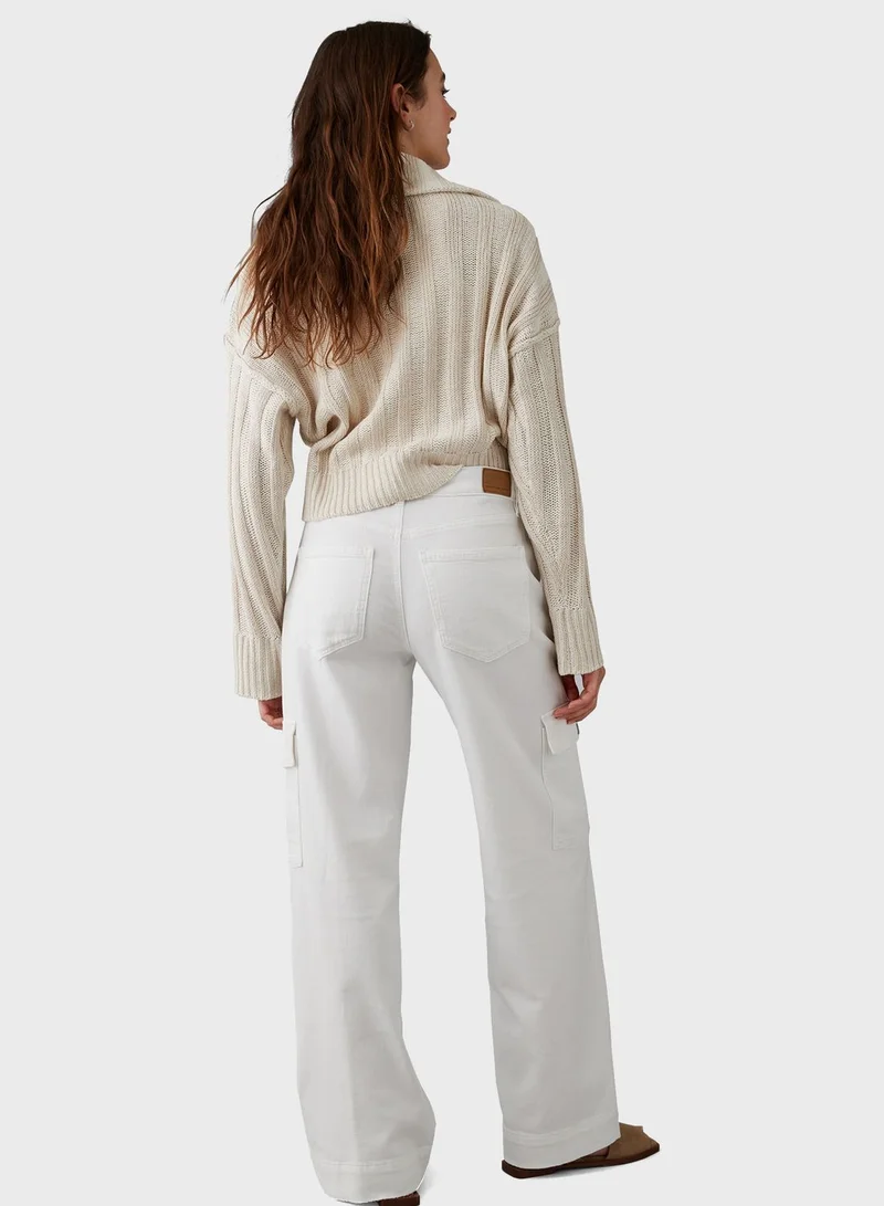 امريكان ايجل High Waist Cargo Pants