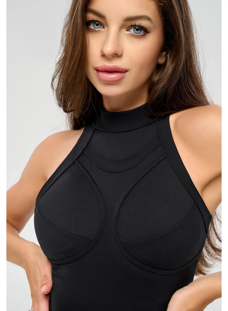 Bona Fide Atomic Body Black Bona Fide Sexy One Piece Bathing Suit for Women - One Piece Swimsuits for Women - Monokini for Women | Best Price UAE