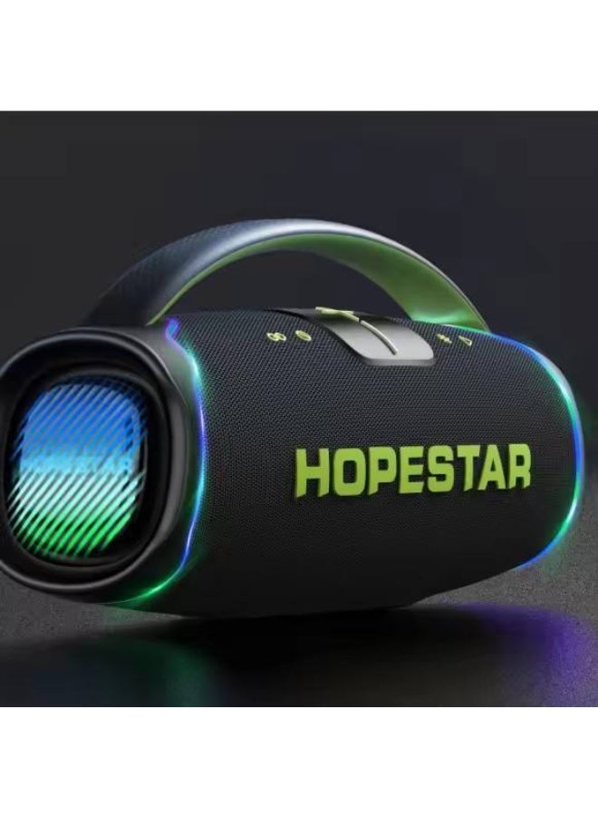 HOPESTAR A65 300W Portable Outdoor Waterproof Blue Tooth Speaker Handheld Audio Big Bass Stereo Speaker with Wireless Microphone - Image 1