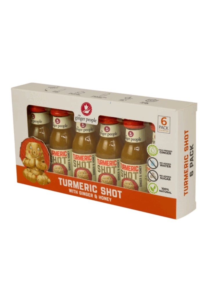 Turmeric Shot with Ginger & Honey 100% Natural for Energy