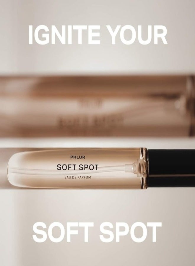 PHLUR Soft Spot Eau de Parfum Travel Spray – 10 ml | Soft, Skin-Scent Musk & Vanilla Fragrance - Image 4