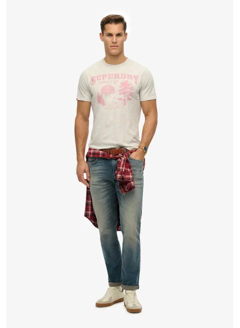 سوبر دراي تي شيرت مريح بأسلوب لو فاي خارجي