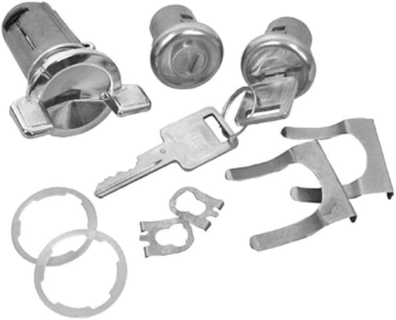 CALS69 1 Ignition Door Lock Kit Square Head Key for Chevy Nova El Camino 1969 1978 - Image 1